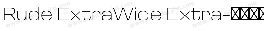 Rude ExtraWide Extra字体转换